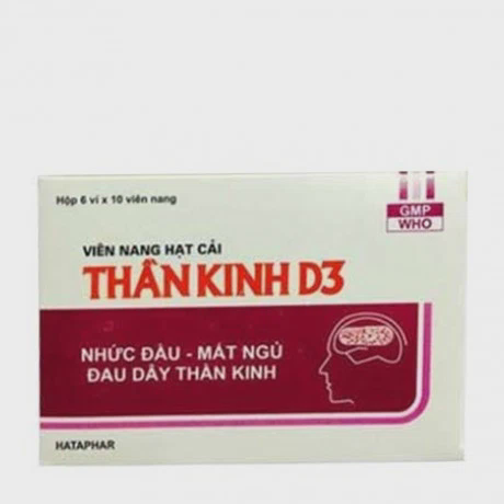 Thần kinh D3 (Chai 60 viên)