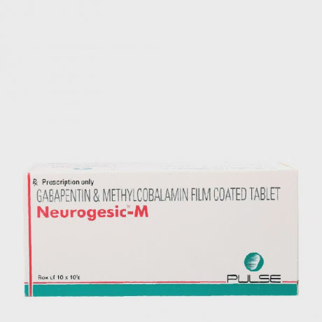 Viên nén Neurogesic M 300mg/500mcg điều trị động kinh, đau dây thần kinh (10 vỉ x 10 viên)