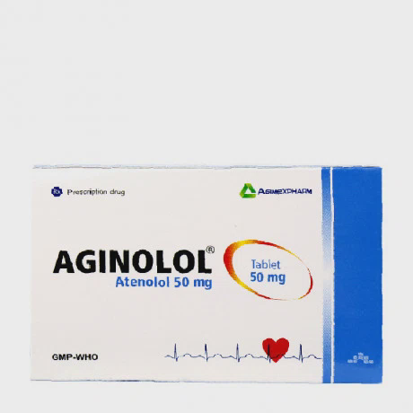 Aginolol 50mg (10 Vi x 10 Vien)