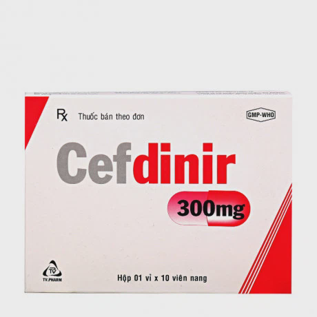 Cefdinir 300mg ( 1 Vi x 10 Vien)