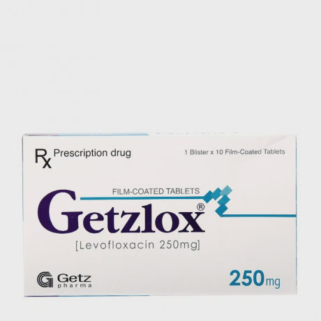 Getzlox 250mg ( 1 Vi x 10 Vien)