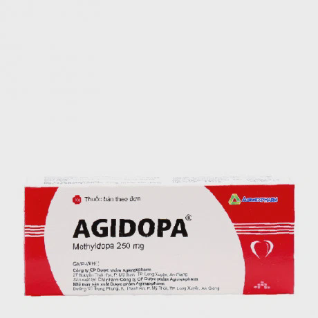 Agidopa 250mg (2 Vi x 10 Vien)