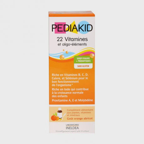 Pediakid 22 Vit & Oli Siro Bo Sung 22 Vitamins Cho Tre Tu 6 Thang Tuoi (Chai 125ml)