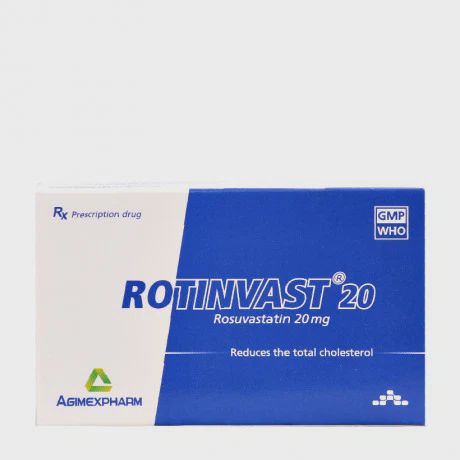 Rotinvast 20mg (3 Vi x 10 Vien)