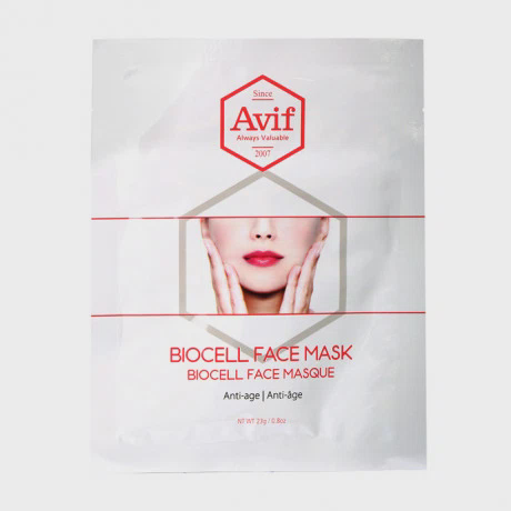 Mặt nạ sinh học dưỡng da giảm lão hóa Avif BioCell Anti-Age Face Mask (23g)