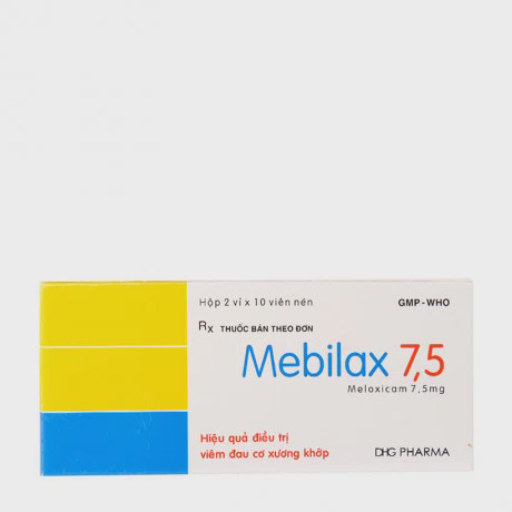 Mebilax 7.5mg (2 Vi x 10 Vien)