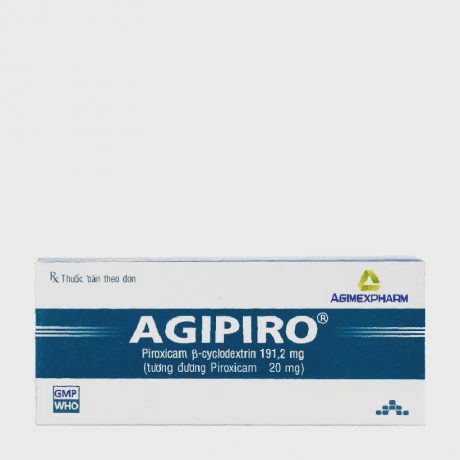 Agipiro 20mg (2 vỉ x 10 viên/hộp)