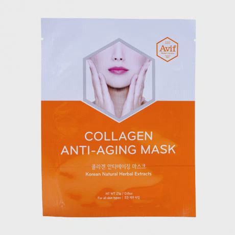 Mặt nạ collagen giảm lão hóa da Avif Collagen Anti-Aging Mask (21g)