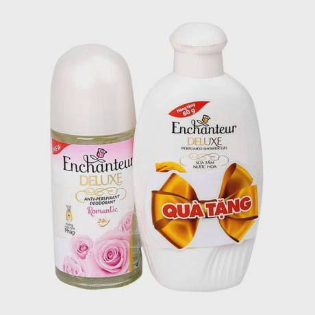 Lăn khử mùi hương nước hoa Pháp Enchanteur Romantic (50ml) + Tặng sữa tắm Enchanteur Charming (60g)