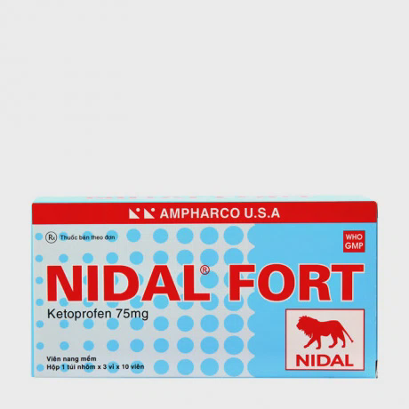 Nidal 75mg Fort (3 Vi x 10 Vien)