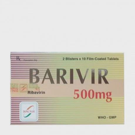Barivir 500mg (2 vỉ x 10 viên)