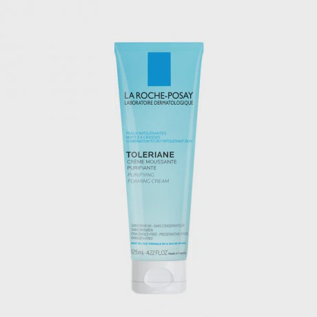 Sữa rửa mặt tạo bọt dành cho da hỗn hợp và da dầu quá nhạy cảm La Roche-Posay Toleriane Purifying Foaming Cream (125ml)