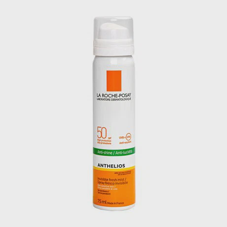 Xịt chống nắng LA ROCHE POSAY Anthelios Anti-Shine Mist giúp bảo vệ da, giảm bóng nhờn (75ml)