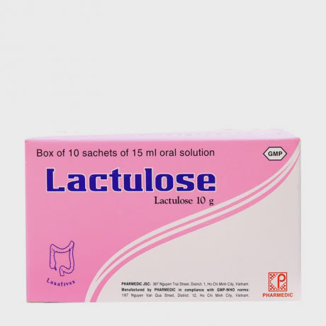 Lactulose (Hộp 10 gói x 15ml)