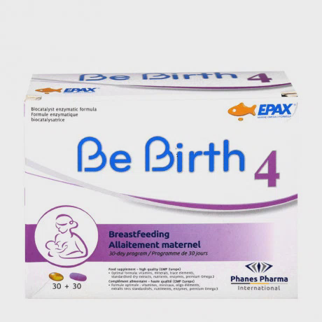 Thực phẩm bảo vệ sức khỏe giai đoạn cho con bú Be Birth 4 (4 vỉ x 15 viên/hộp)