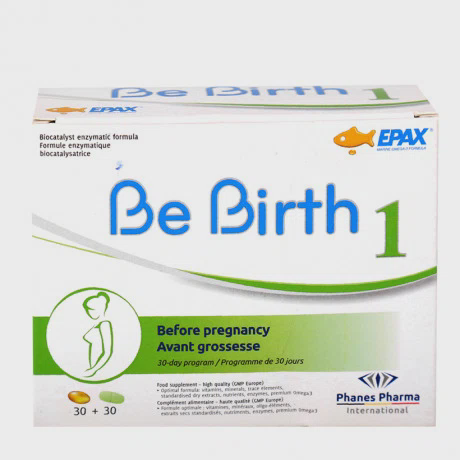 Thực phẩm bảo vệ sức khỏe giai đoạn trước khi mang thai Be Birth 1 (4 vỉ x 15 viên/hộp)