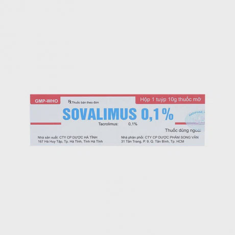 Sovalimus 0.1% 10g
