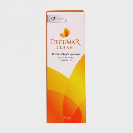 Gel rửa mặt DECUMAR Clean làm sạch da dành cho da mụn (Tuýp 100g)