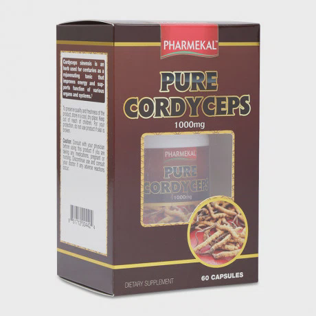 Pharmekal Pure Cordyceps 1000Mg  Dong Trung Ha Thao  (Hop/60V)