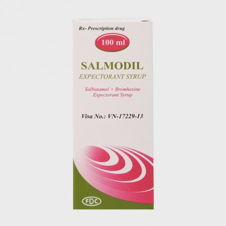 Salmodil Expectorant Syrup 40mg/ 80mg (Chai 100ml)