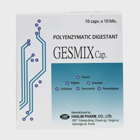 Gesmix (10 vỉ x 10 viên/hộp)