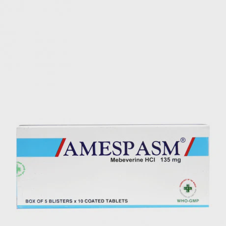 Amespasm 135mg (5 vỉ x 10 viên/hộp)
