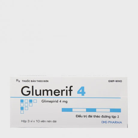 Glumerif 4mg (3 Vi x 10 Vien)