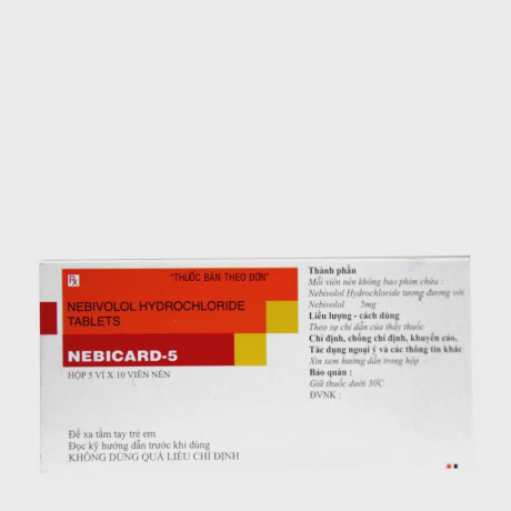 Nebicard 5mg (5Vi x 10Vien)