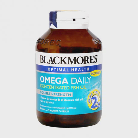 Thực phẩm bảo vệ sức khỏe viên dầu cá Blackmores Omega Daily Concentrated Fish Oil (90 viên/chai)