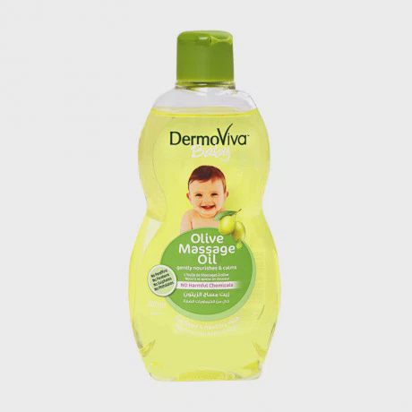 Dầu mát xa chiết xuất olive cho bé DermoViva (200ml)