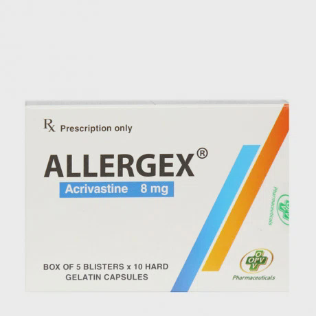 Allergex 8mg (5Vi x 10Vien)
