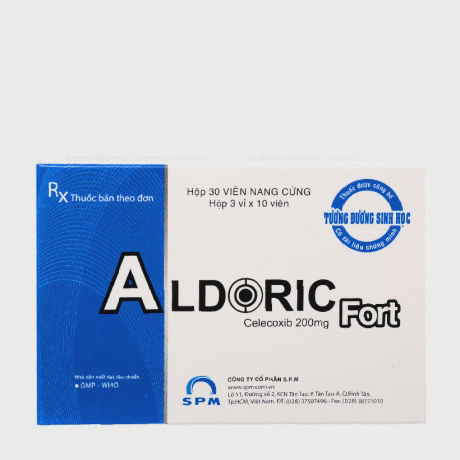 Aldoric fort 200mg (3 Vi x 10 Vien)