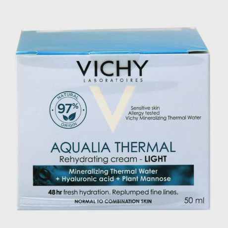 Kem dưỡng VICHY Aqualia Thermal Rehydrating Cream-Light Vichy giúp dưỡng ẩm cho da  (Hộp 50ml)
