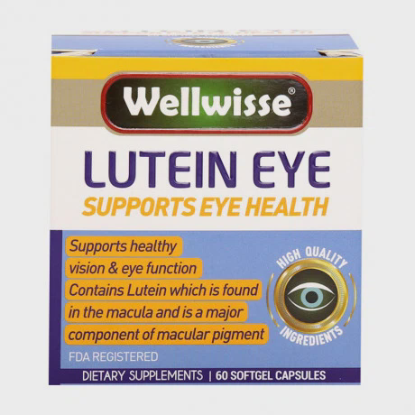 Thực phẩm bảo vệ sức khỏe bổ mắt Wellwisse Lutein Eye (Hộp 60 viên)