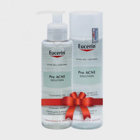 Nước tẩy trang cho da mụn Eucerin Pro ACNE (200ml) + Tặng gel rửa mặt Eucerin Pro ACNE (200ml)
