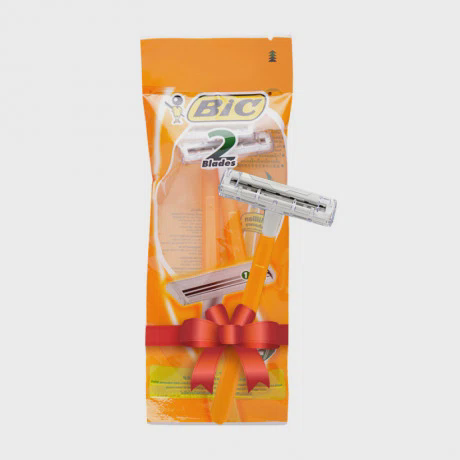 Dao cạo râu 2 lưỡi Bic (2 cây/gói) + Tặng 1 dao cạo râu cùng loại