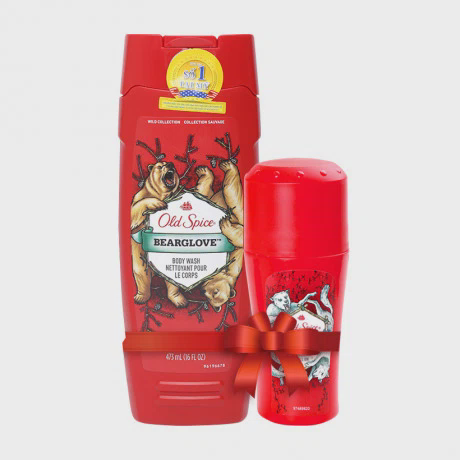 Sữa tắm dành cho nam Old Spice Bearglove (473 ml) + Tặng kèm lăn khử mùi Old Spice