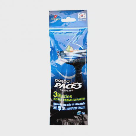 Dao cạo râu cao cấp Dorco Pace 3 (1 cái/vỉ)