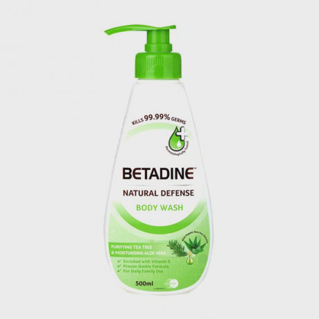 Betadine ST Khang Khuan Tra Xanh Va Lo Hoi  500ml