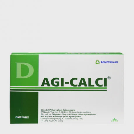Agi-Calci 500mg (20Vi x 10Vien)