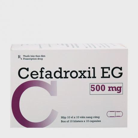CEFADROXIL EG 500mg (Hop 10 vi x 10 vien)