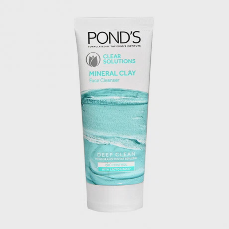 Sữa rửa mặt đất sét khoáng sạch sâu kiềm dầu Pond's Clear Solutions (90g)