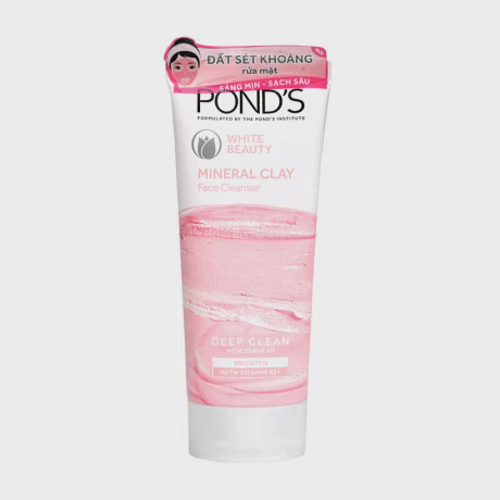 Sữa rửa mặt đất sét khoáng sạch sâu sáng mịn Pond's White Beauty (90g)