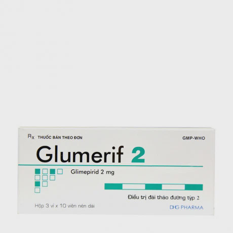 Glumerif 2mg (3 Vi x 10 Vien)