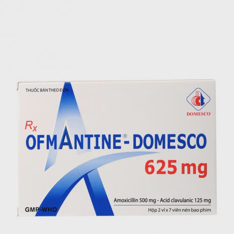Ofmantine 625mg (2vi x 7vien)