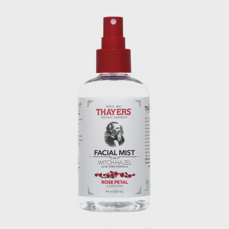Nước hoa hồng không cồn dạng xịt hương hoa hồng Thayers Witch Hazel Rose Petal Facial Mist (237ml)