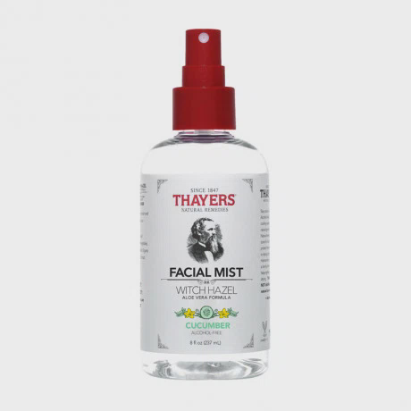 Nước hoa hồng không cồn dạng xịt hương dưa leo Thayers Witch Hazel Cucumber Facial Mist (237ml)