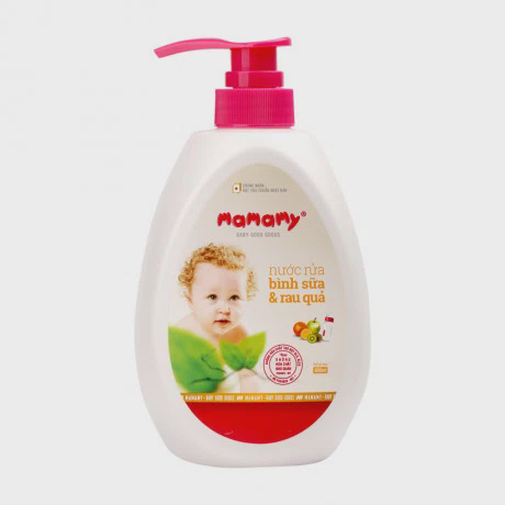 Nước rửa bình sữa & rau quả Mamamy (600ml)
