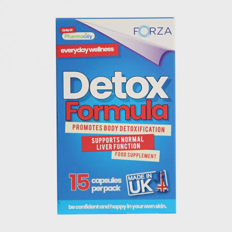 Thực phẩm bảo vệ sức khỏe FORZA Detox Formula (Hộp 1 vỉ x 15 viên nang)