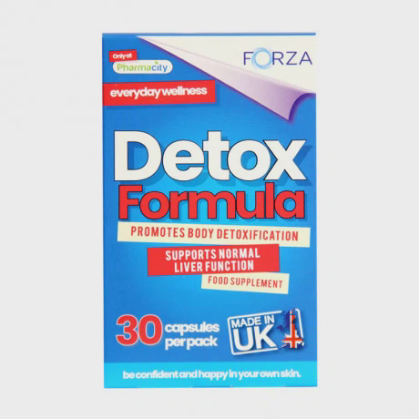 Viên uống FORZA Detox Formula Tăng Cường Sức Khỏe, Hỗ Trợ Giải Độc Gan (Hộp 2 vỉ x 15 viên nang)